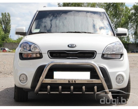 Кенгурятник с надписью "KIA" для Kia Soul